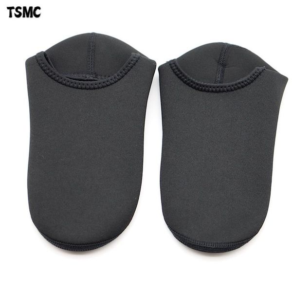 

tsmc diving equipment 3mm neoprene diving socks boots water beach warm wetsuit shoes snorkel surfing swim socks for men women, Black