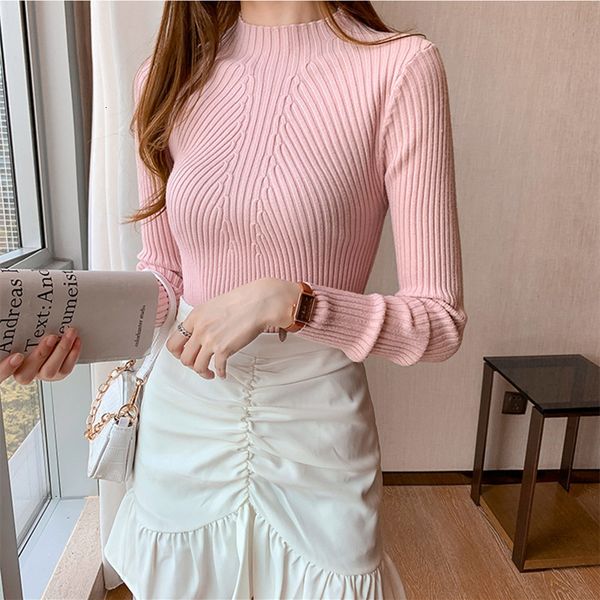 

women's sweaters female long-sleeve elastic sweater, ripped mesh jacket with a turtleneck for women, spring fashion and summer sc4r, White;black