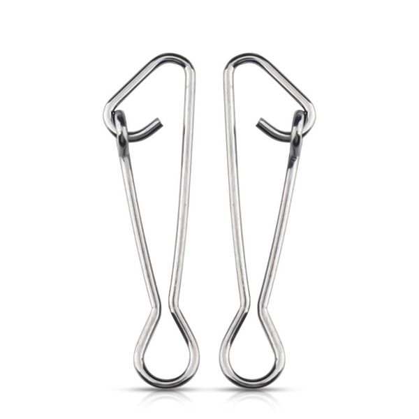 

(20-100pcs)(size00-8) bearing fishing swivels rolling rings interlock hook lure fishhook snap swivels connector tackle