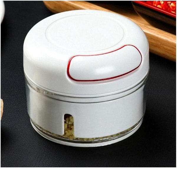 

portable garlic presser stainless steel vegetable fruit twist shredder manual meat grinder chopper cutter home kitchen jlluhg