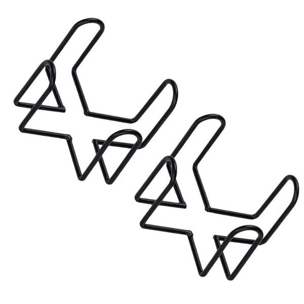 

mats & pads 2pcs cup mat storage racks kitchen organizers iron (black)