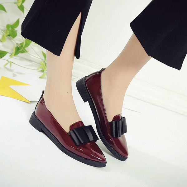 

butterfly women's shoes home slipping on low heels of women staring at a thick female uniform fahion n5nr, Black