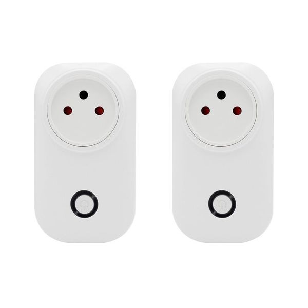 

smart power plugs plug wifi socket israel 16a monitor timing function tuya smartlife app control works with alexa google assistant