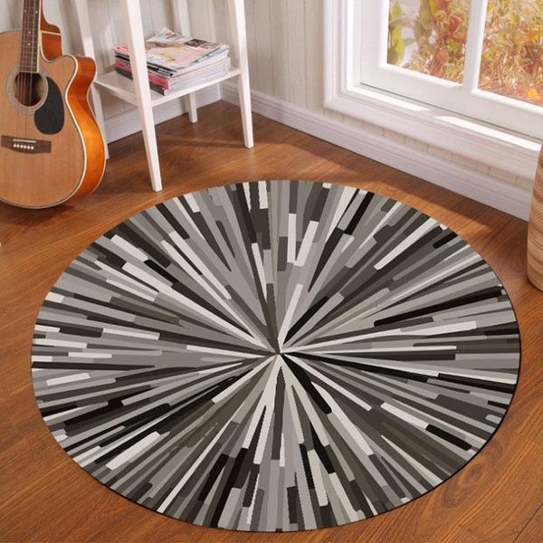 

carpets modern nordicy round carpet for living room plaid bedside computer chair rugs anti slip bedroom floor mat large pray mats 100cm