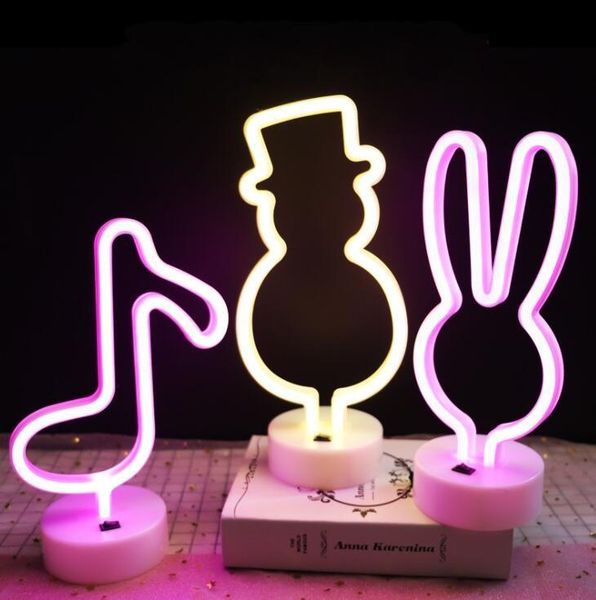 

strings ins neon shape nightlight creative