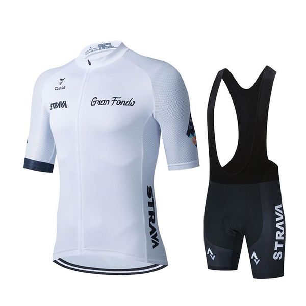 

racing sets 2021 strava summer professionalteam bike jersey kit breathable mtb maillot ropa ciclismo bib shorts men cycling clothing, Black;blue