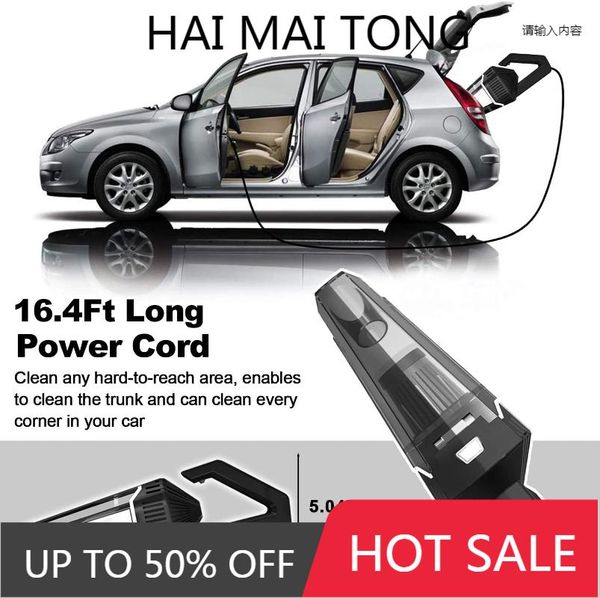 

vacuum cleaner car 120w 5000pa high power portable wireless handheld cordless quick charge auto vaccum for cleaning