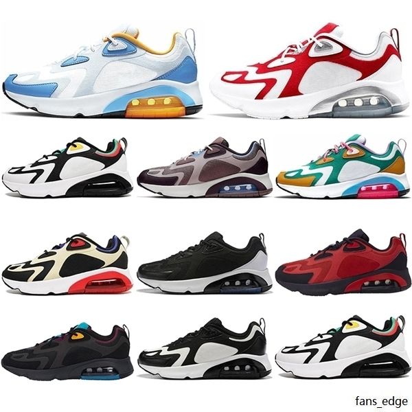 

men running shoes 200 200s bordeaux mystic green triple black white bright crimson vast grey outdoor women mens trainers sports sneakers