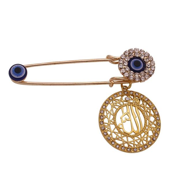 

pins, brooches muslim islam stainless steel brooch baby pin, Gray