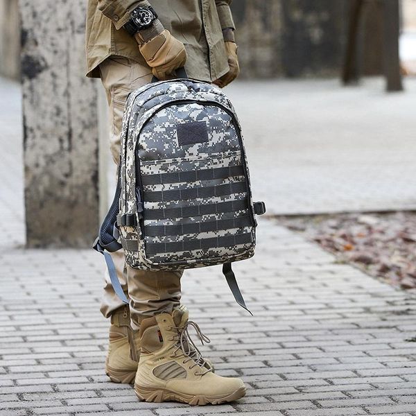 

backpack camouflage waterproof tactical 3d bag usb charging jedi survival eat chicken tertiary sports canvas shoulders