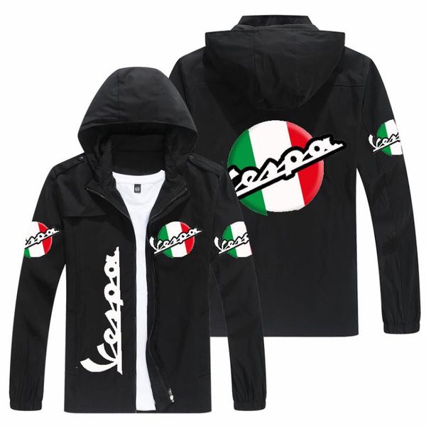 

men's jackets 2021 logo printed hooded jacket fashion casual wear, Black;brown