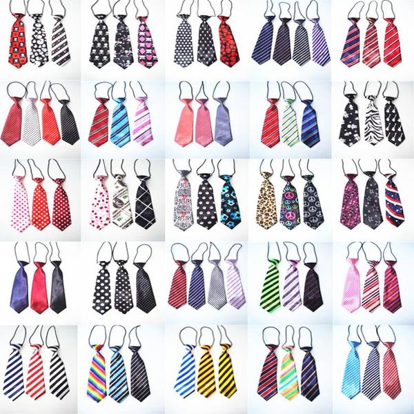 

dog apparel 100pc/lot stripes large ties neckties for big dogs grooming bow pet supplies