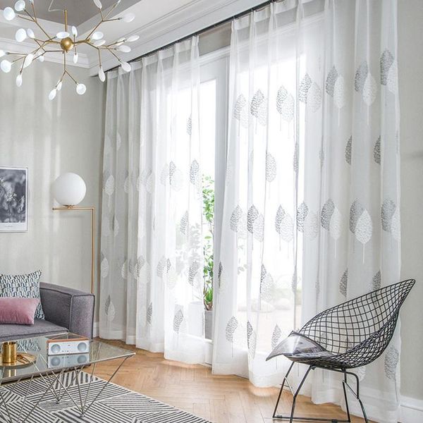 

european style embroidered double leaf window screen