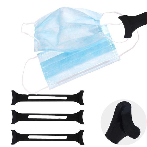 

hooks & rails 3pcs silicone mask extender strap anti-tightening ear protector hook