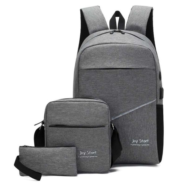 Laptop mochila homens escritório trabalho homens mochila negócio bolsa masculino multifuncional três peça terno mochila viagem saco 210929
