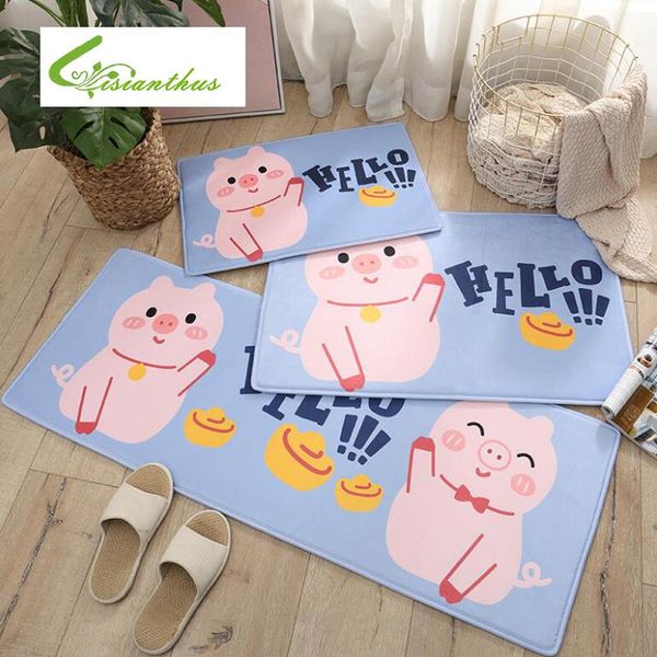 

carpets long kitchen mat bath carpet cartoon floor home entrance doormat tapete absorbent bedroom living room mats rug