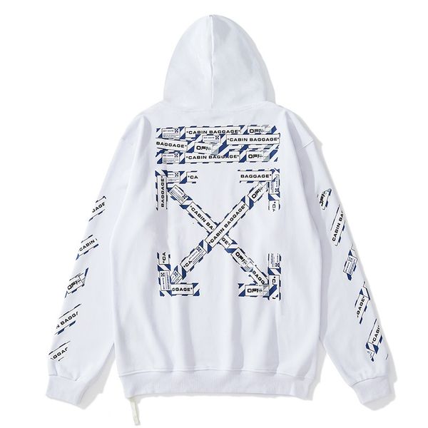 

airport cordon series hooded sweater men's and women's same bf style casual sleeve thin coat, Black