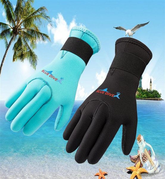 

3mm diving gloves anti-scratch warm gloves slip resistant wear