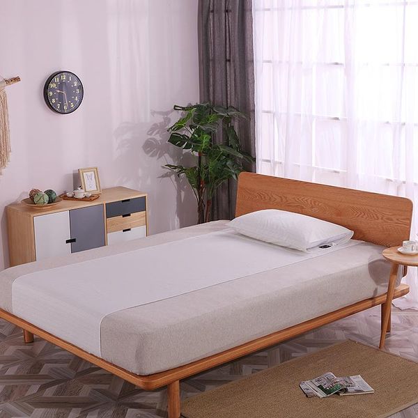 

sheets & sets earthing white color bed linings half sheet not included case health care anti-radicals anti-aging birthday gift