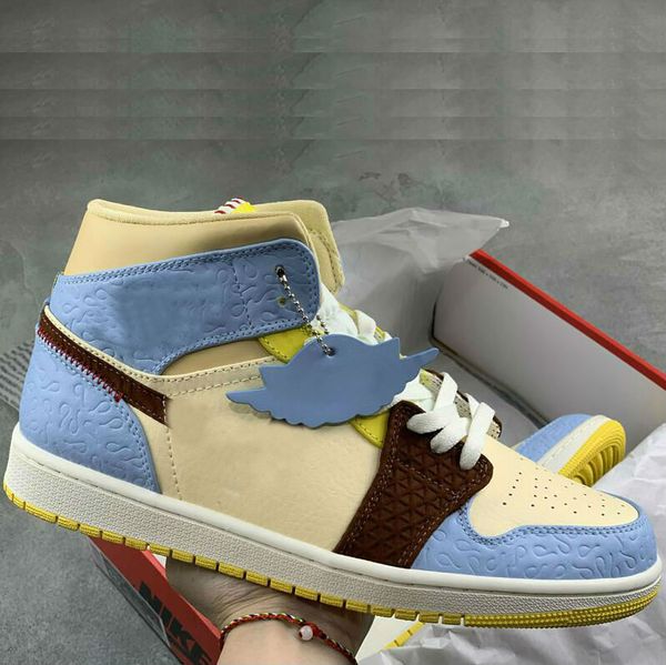 

1 high varsity red mid fearless rouge game royal baned women mens basketball shoes men trainers sneakers, White;red