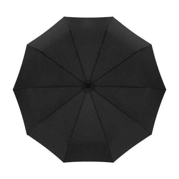 

new 10k matic umbrella three folding business umbrella with color handle umbrellas rain for men women windproof male jllysl