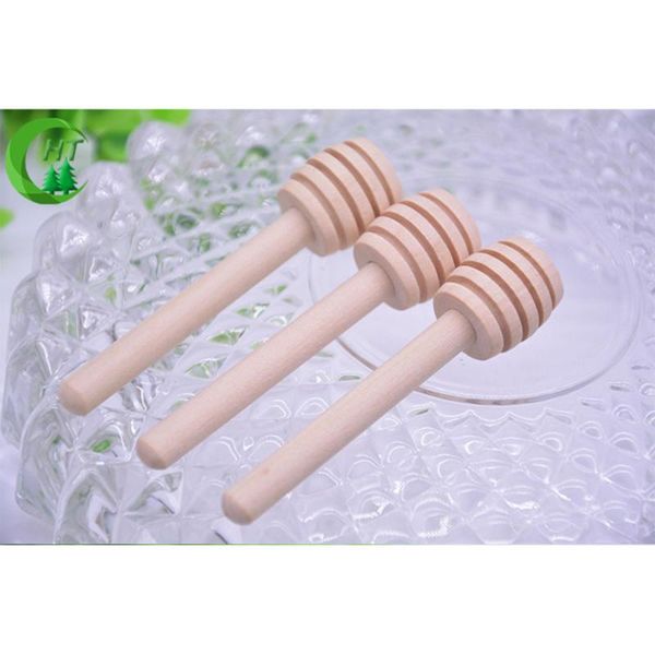 

spoons 30pcs mini wooden honey dipper sticks portable for jar dispense drizzle and wedding party favors