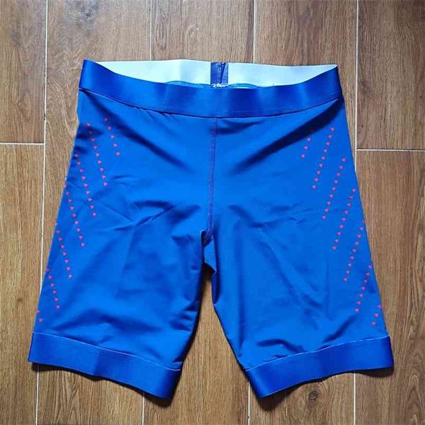 Homem Maratona Leggings Esportes Malha Shorts Rápido Running Speedsuit Track e Field Calças Médias Personalizado 210629