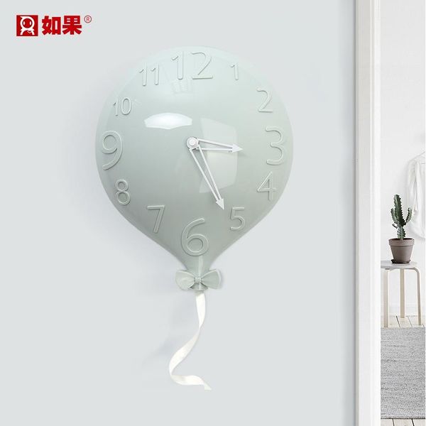 

wall clocks cute clock cartoon reative pink fashion modern silent reloj pared grande bedroom child home decoration mm60wc