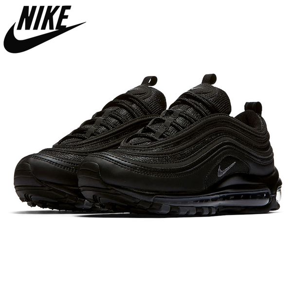 

fashion 97 max running shoes triple black gold bullet silver outdoors breathable men women sports sneakers size 36-45