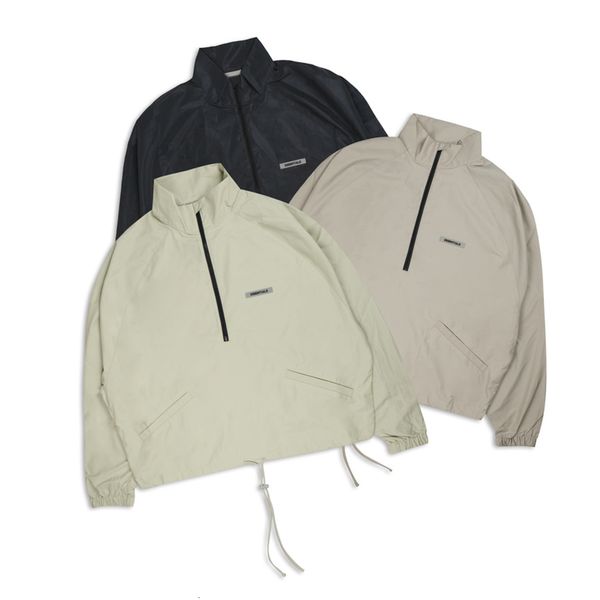 

2021 new matcha green fog essentials coach jacket men women 1:1 season sixth windbreaker coat n6su, Black;brown