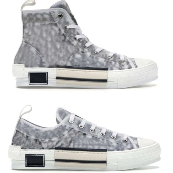 

2021 authentic b23 high sneakers oblique shoes men women outdoor designer casual transparent letters low trainers canvas with hsltrade88