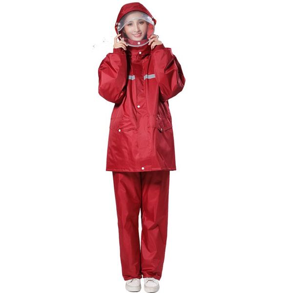 

raincoats keep warm thicken cycling sports raincoat single full body chubasquero ciclismo waterproof di50yy