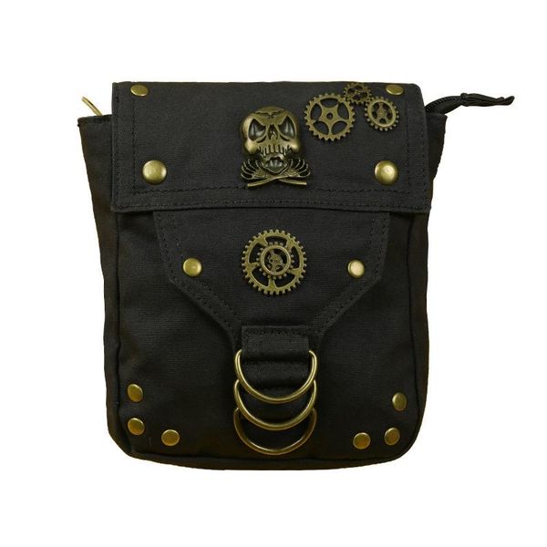 

waist bags european and american steampunk retro outdoor tactical canvas fanny pack