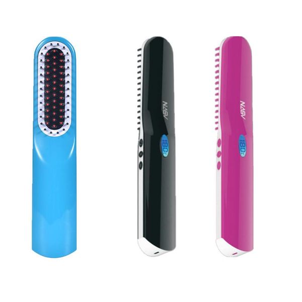 

electric hair brushes explosion models mini usb charging straight comb wireless straightener hairdressing