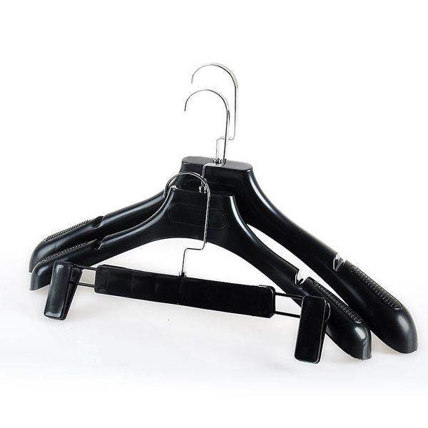 

hangers & racks sainwin 5pcs/lot plastic in clothing stores/clothes support household hangers/black coat