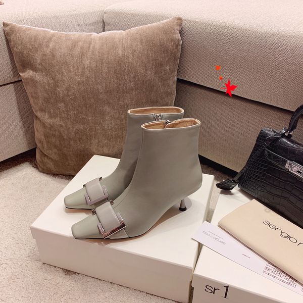 

women martin boots casual booties snow drop flat ankle boot wool travel bootiess new fashion luxury womens winter boots with logo and box si, Black