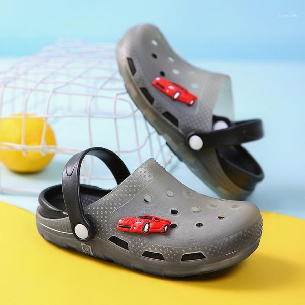 

athletic & outdoor summer baby led sandals kawaii rubber slippers toddler boys girls cute cartoon bathroom slipper children water shoe beach, Black