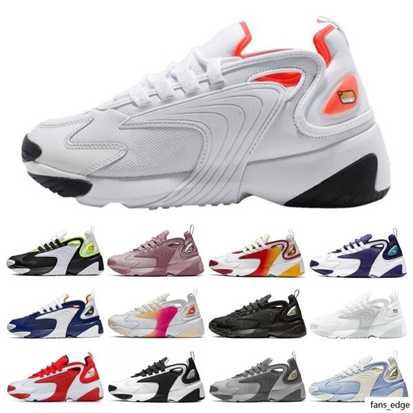 

zoom 2k m2k tekno run mens sneakers 2000 triple black creamy white race red white athletic sports trainers