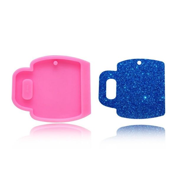 

handmade cup pendant keychain resin casting mold water cup water goblet bottle pendant epoxy resin mold tools ar jlluxc