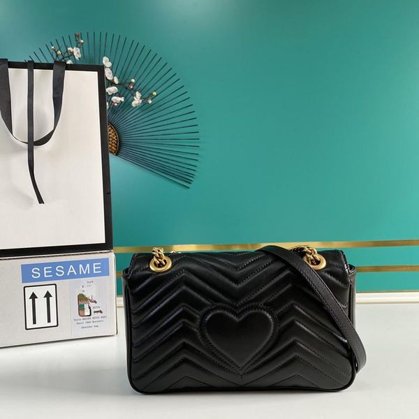 

evening bags 443497 real leather bolsa feminina shopping luxury women shoulder female chain handbag 5
