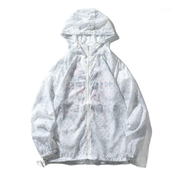 

men's jackets summer leisure outdoor coat couple's letter printed lightweight sunscreen clothing, Black;brown