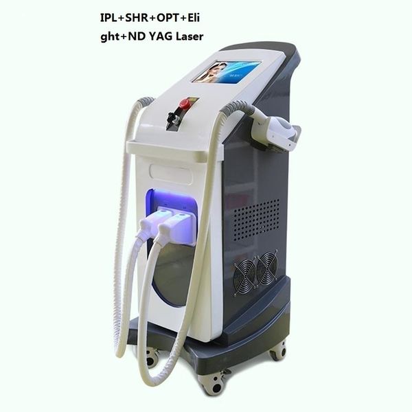 

multifunctional 3 in 1 ipl laser salon use customized depilicion hair removal nd yag laser tattoo removal machine, Black