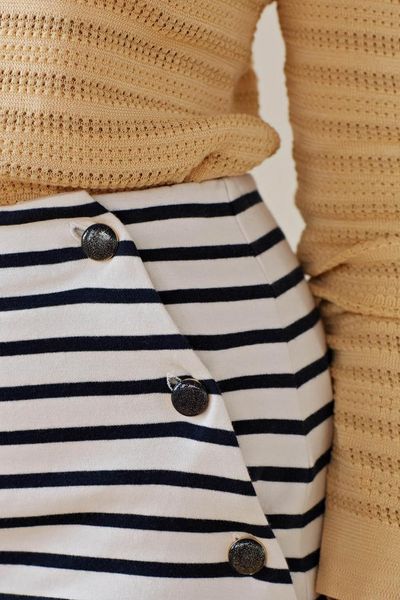 

skirts women skirt 2021 spring and summer knit striped, Black