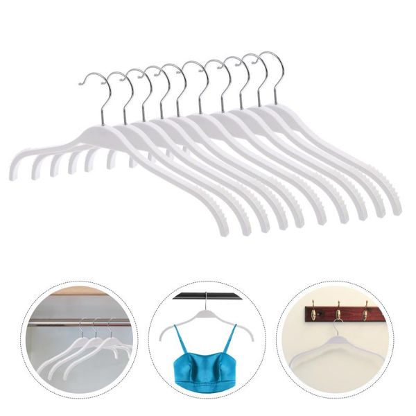 

hangers & racks 1 set 10 pcs coat practical simple traceless clothing