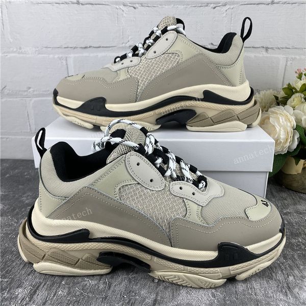 

paris dad shoes 17fw tripe s womens comfort casual shoes mens platform daily lifestyle skateboarding shoe trainers sports athletic walking s, Black