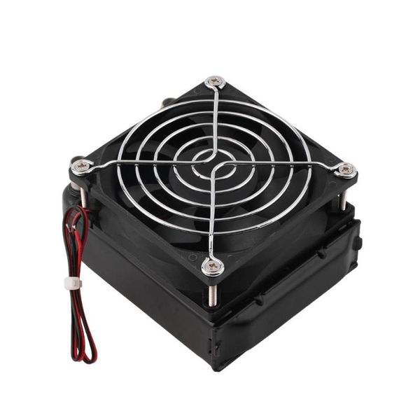 

aluminum 80mm water cooling cooled row heat exchanger radiator+fan for cpu pc and sale