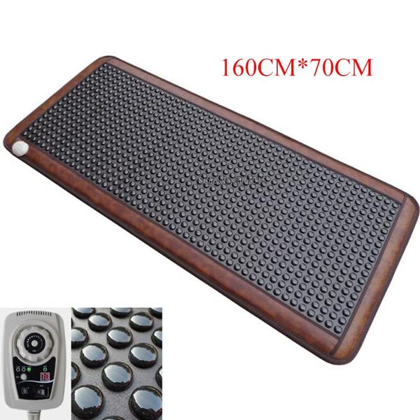 

electric massagers jade beauty bed heating mattress physiotherapy health sweat steaming matte stone tourmaline single mat