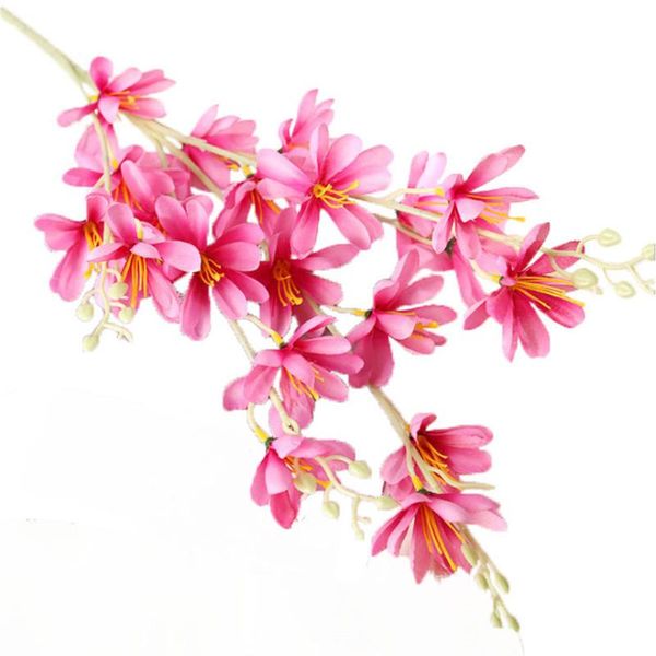 

decorative flowers & wreaths 88cm magnolia artificial flower diy wedding family restaurant party office el pography props art autumn decorat