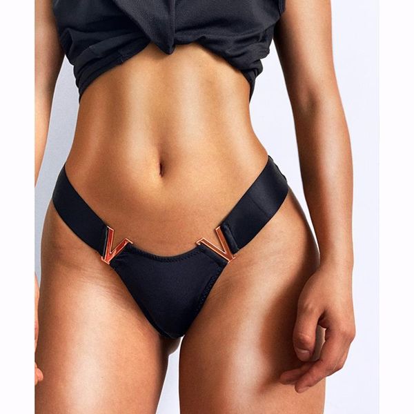 

women's panties sp&city v shaped luxury underwear women low waist satin sports hip lifting crotch cotton seamless briefs thongs, Black;pink