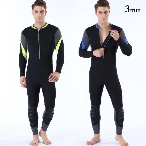 

one-piece suits 3mm men's diving suit warm outdoor surfing arrival size s-xxl